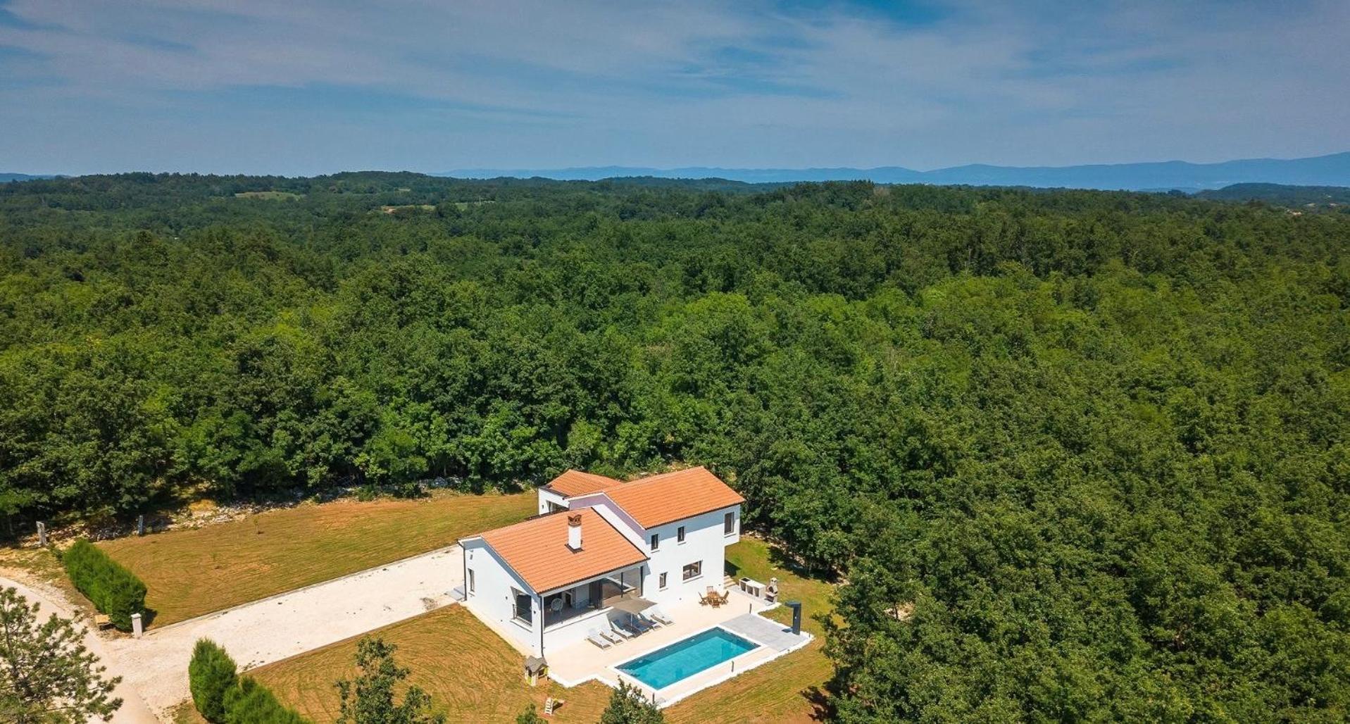 Vila Prisunca Jacuzzi & Swimming Pool Pazin Esterno foto